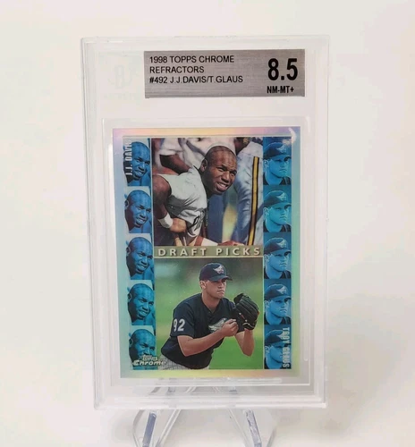 1998 Topps Chrome Troy Glaus RC #492 BGS 8.5 