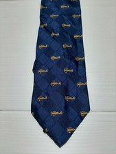 ETON BLUES  cravatta tie 100%seta silk blu notte aeroplano colorati nechtieA963