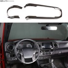 Abs Carbon Fiber Interior Dash Frame Trim Cover Set Fits Toyota Tacoma 2016-2023