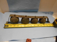 Set of Four Solid Brass Graduated Bells from GOOD HUMOR Ice Cream Truck