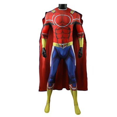 All Might Jumpsuit My Hero Academia Superhero Bodysuit Cosplay Costume Halloween