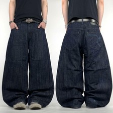 Vintage dark wash y2k rocawear skater baggy wide leg archive rare jeans