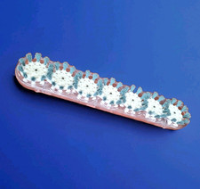 H3060 HOOVER FLOORMATE SpinScrub pulitore ricambio spazzola blu - pezzo OEM usato