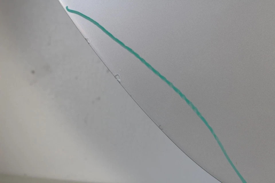 97-04 Porsche Boxster 2.5L Silver Passenger Right Front Door Assembly - Image 3 of 4