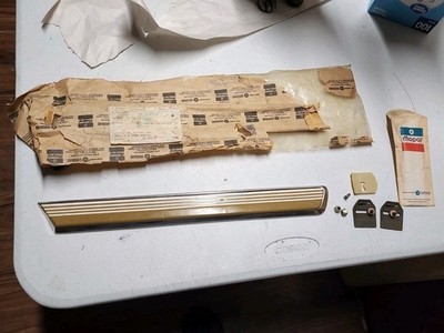 1973 Chrysler Newport Custom MoPar NOS Right Front FENDER LOWER MOLDING 3744660