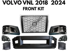 Front Bumper Steel & Grille Assembly Kit For 2018–2024 Volvo VNL 760 860