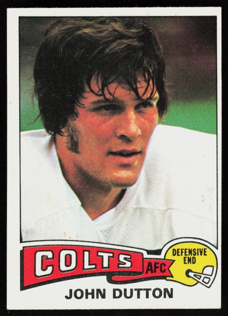 1975 Topps John Dutton #501 FOOTBALL CARD Rookie Baltimore Colts RC