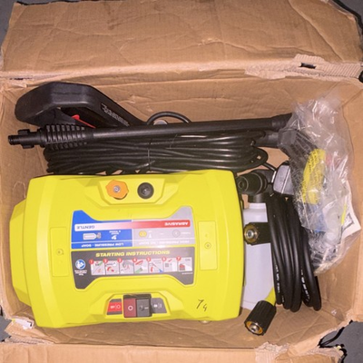 #ad Ryobi 1800 PSI Electric Pressure Washer RY141812VNM Lightweight Turbo Hose $50.00