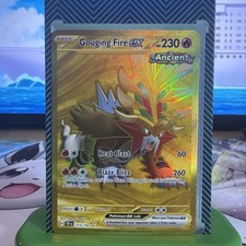 Pokemon TCG - Gouging Fire ex 214/162 Gold Hyper Rare - S&V Temporal Forces - NM on eBay