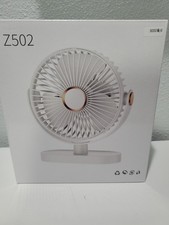 Teal Desk USB/ C Fan 5 Speed Quiet NIB New free ship