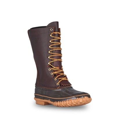 Schnee's Outfitter II 13'' Brown Leather Boots, Tire Tread Outsole: BRAND NEW