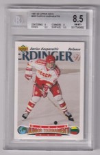 1991-92 Upper Deck Darius Kasparaitis RC BGS 8.5 (w/ two 9.5's)