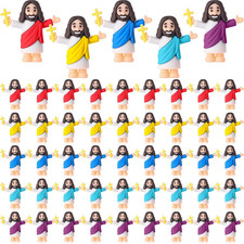 50 Pcs Easter Little Jesus Figures Bulk Mini Jesus Figurine Toys to Hide and See