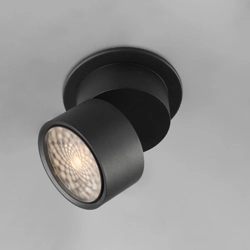 Maxim 86242 Swinger 6"W LED Semi-Flush Ceiling Fixture - 3000K - Black - Picture 5 of 7