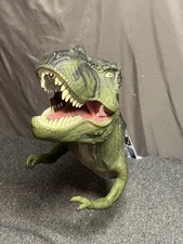 JURASSIC PARK Lost World 1996 Hand Puppet T-Rex Vintage Sound Mechanism Works