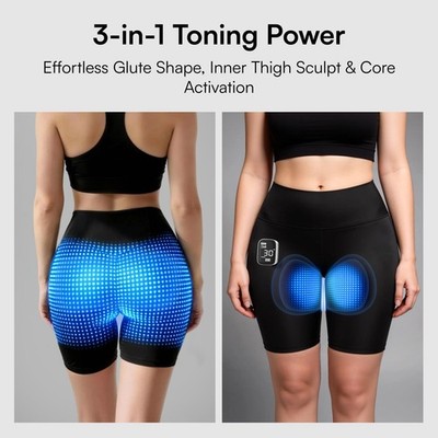 Seamless EMS Yoga Pants: Gentle Massage, Hip Lifting & Slimming for Daily Wear