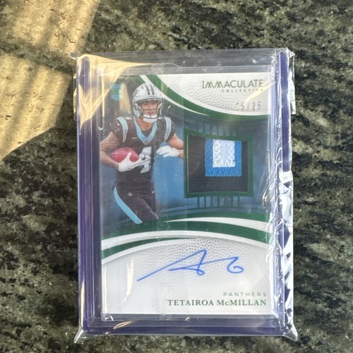 Tetairoa McMillan [Rookie Patch Autograph] #104 2025 Panini Immaculate card