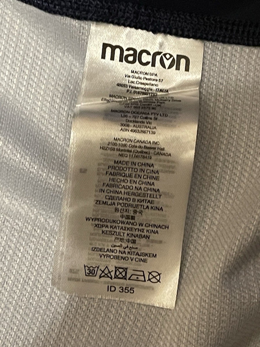 Maillot De Rugby Écosse Macron - Sponsor Peter Vardy - Taille M Homme - Occasion