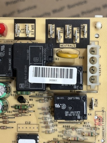 Source1 York Luxaire 265901 Emerson 50A56-242 Furnace Control Board 🔥Checked - Picture 20 of 23