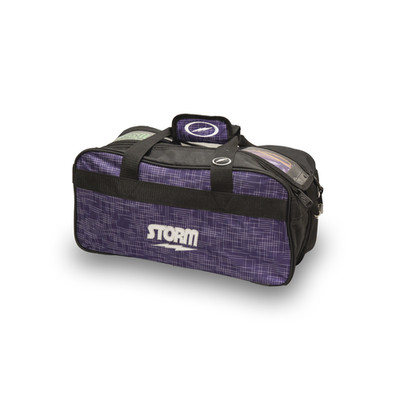 Storm 2 Ball Tote Abstract Purple/Black Bowling Bag