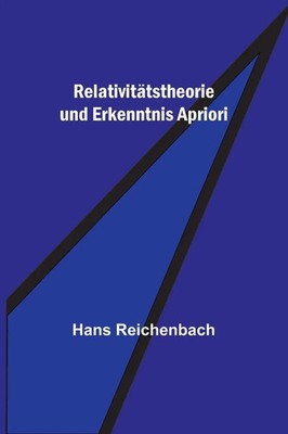 Relativitätstheorie und Erkenntnis Apriori | Hans Reichenbach | Taschenbuch