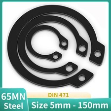 External Circlips Retaining Rings Snap CirClip Sizes: 5mm - 150mm DIN 471