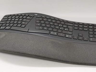 SPANISCH Logitech Ergo K860 Kabellose Ergonomische Tastatur Split Layout Handballenauflage B