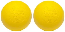 Champion Sports Official Size Rubber Lacrosse Ball - Yellow (2-Pack)