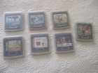 7 SEGA Game Gear Game Carts - Tested - Terminator; Dragon Crystal; Paperboy