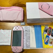 PSP 3000 Blossom Pink Console with Box, Accessories and 4GB SD