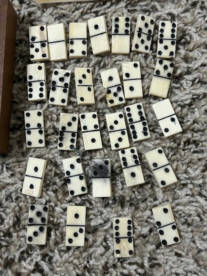 复古套装 小号 迷你 多米诺斯 Ornate 盒子 — 第 2/4 张图片