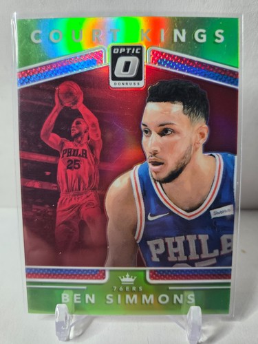 Ben Simmons [Green] #1 2017 Panini Donruss Optic Court Kings card