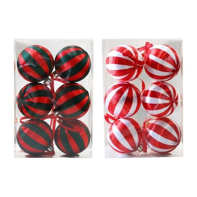 6 Stück -Ornamente, Weihnachtsbaumkugeln, dekorative n, hängende
