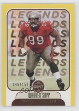 2021 Panini Legacy Legends Yellow 46/150 Warren Sapp #108 HOF 07qw