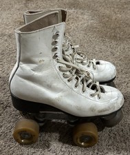 1960s Riedell Douglass-Snyder Women's Skates Sz 4, Super Deluxe, Weber Wheels
