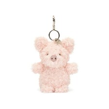 Jellycat Little Pig Bag Charm   Cute Soft Plush Toy Keychain Pendant Best Gifts