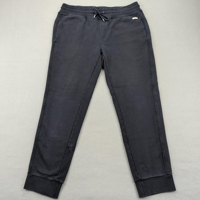 BOSS Hugo Boss Pants Mens XL Black Lamont Jogger Sweatpants Cuffed Drawstring