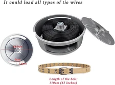 Tie Wire Reel with Work Belt Rebar Tie Wire Reel Light Weight Aluminum Rope