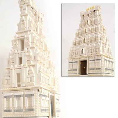 Renowned Architecture Small Scale Model 3649 teile Bauklotz-Spielset MOC-145325