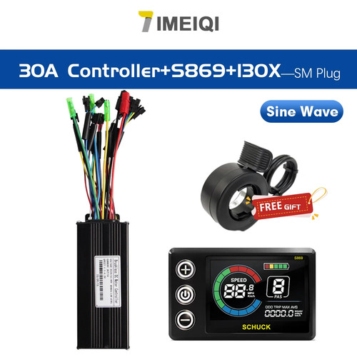 E-bike Three-Mode Sine Wave Controller 17A 26A 30A 36V/48V with LCD Display - Picture 11 of 42