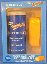 Hostess Twinkies Limited Edition Body Wash  Bath Bomb Holiday Gift Set 16.9 oz
