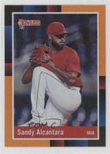 2022 Panini Donruss Retro 1988 Holo Orange Sandy Alcantara #269 0g03