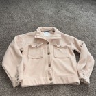 Anthropologie Women’s Small Sherpa Cream Button Up Jacket Collar EUC — photo 1