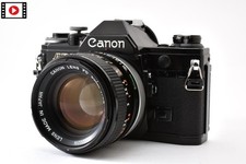 Near MINT Canon AE-1 Black 35mm Film Camera FD 50mm f1.4 ssc s.s.c. Lens JAPAN