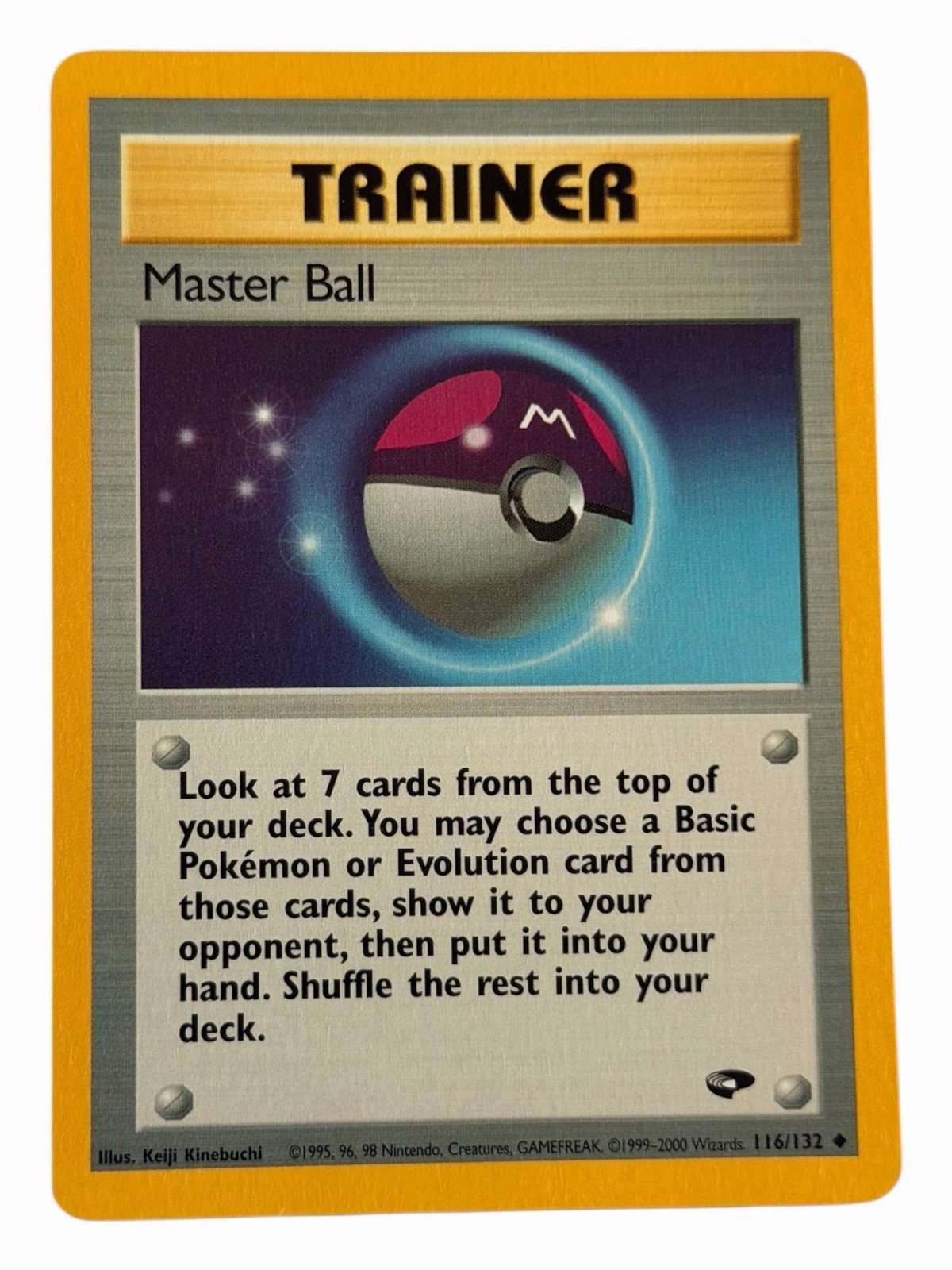 Master Ball - 116/132 Gym Heros 2000 - WOTC - Pokemon TCG