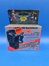 1986 Mattel BraveStarr Evil Laser-Fire Backpack NEW Sealed Vintage Boxed 