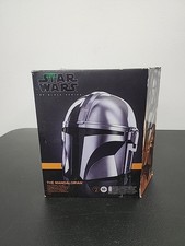Star Wars Black Series The Mandalorian Electronic Helmet Hasbro  Open Box