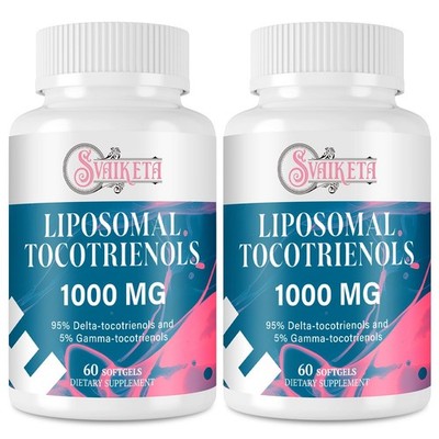 Liposomal Vitamin E Tocotrienols 1000mg - Advanced 95% Delta & 5% Gamma, 60 Caps