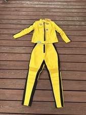 NWT Kill Bill Beatrix Kiddo Size 14 Motorcycle Suit Cosplay Bride New With Tags