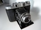 VINTAGE Mamiya 6 6x6 film folding camera,CASE ,w ZUIKO 75/3.5 lens.UNTESTED,READ